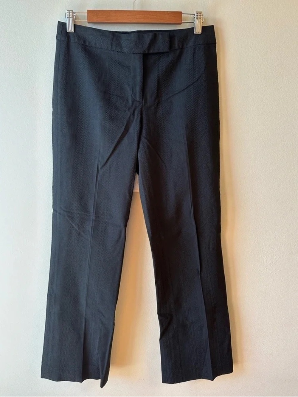 Women's Straight-Leg Black Dress Pants